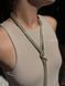Braided harness-lariat "Sunset" made of Japanese beads 907 photo 13