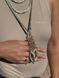 Braided harness-lariat "Sunset" made of Japanese beads 907 photo 4