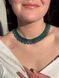 "Marevo" silk scarf in emerald color 642 photo 2