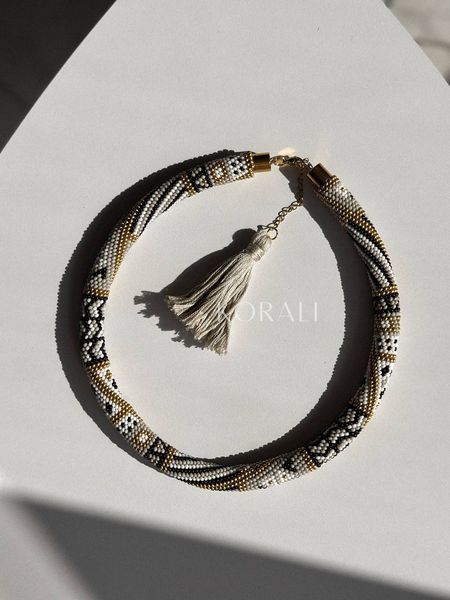 Necklace-harness "Horizon" gray 1047 photo