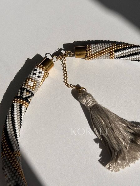 Necklace-harness "Horizon" gray 1047 photo