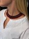 "Char-zillia" Black and Red Beaded Necklace 2539 photo 3