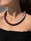 Necklace "Justina" red 1048 photo