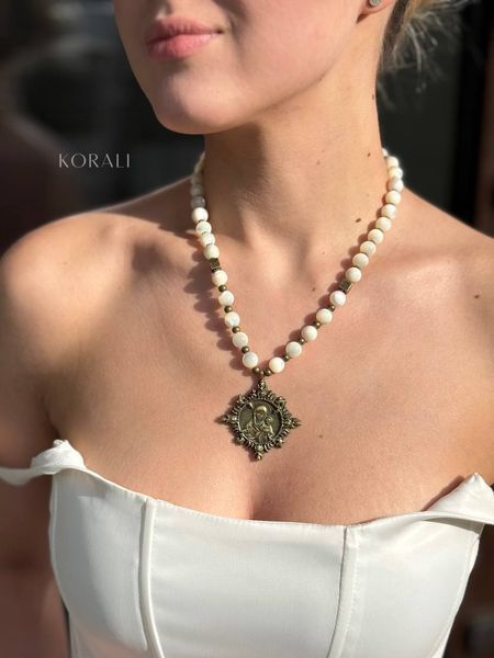 Necklace "Promise" made of natural stones 951 photo