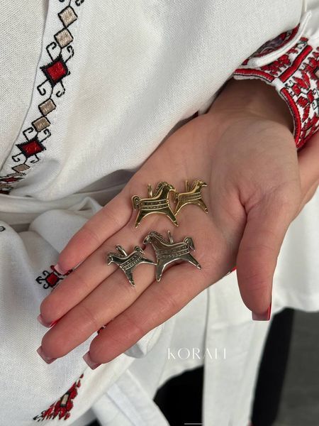 Підвіска "Коник-оберіг" латунь (2,7см) 1161 фото