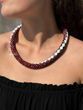 Necklace "Justina" red 1048 photo